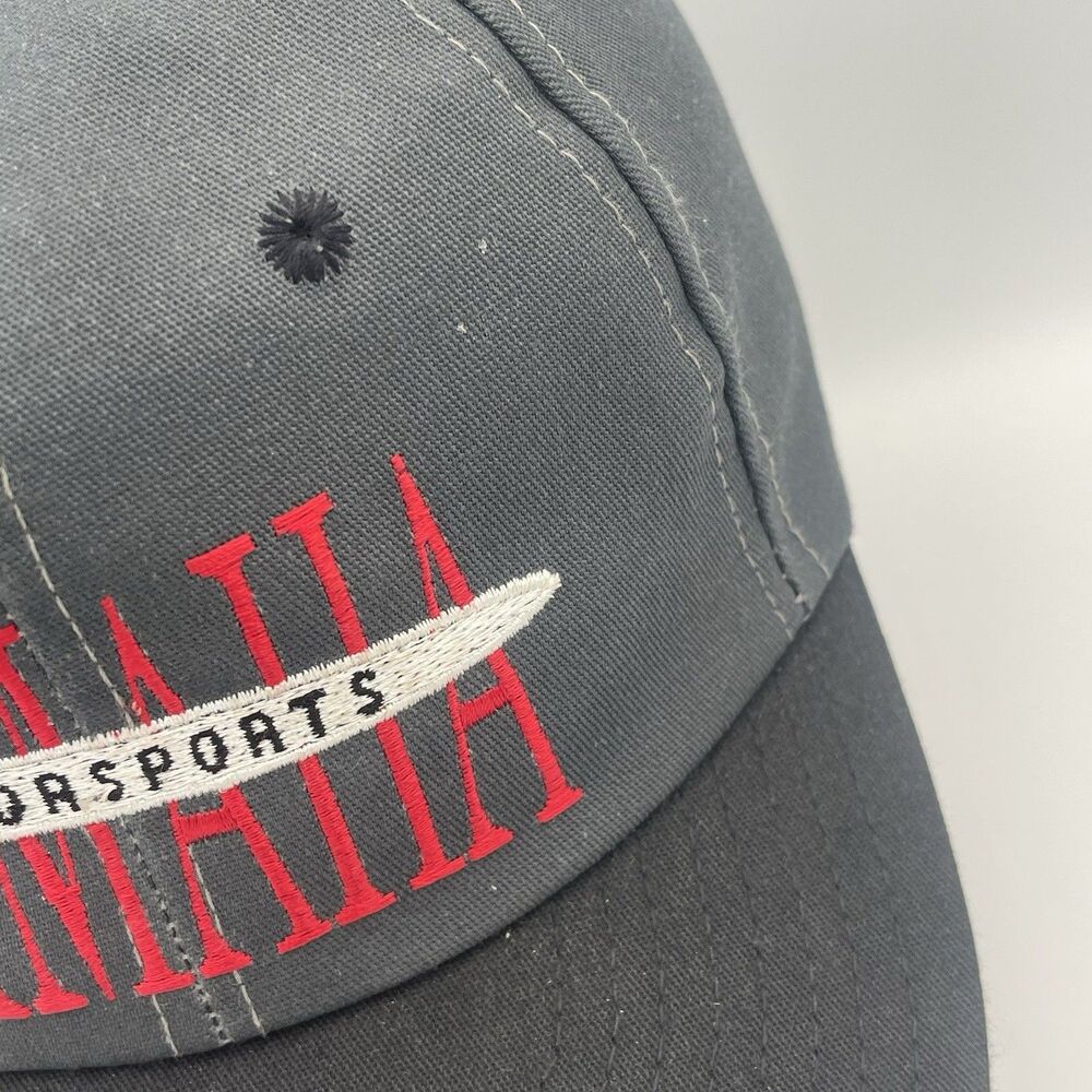 Vintage Yamaha Motorsports Snapback Hat Embroidered Cap Rare 80s/90s - Picture 4 of 13